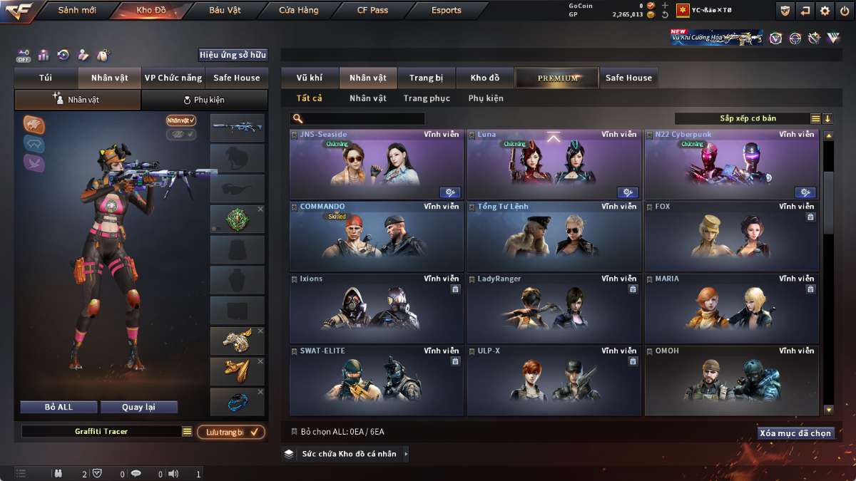shop acc cf uy tin gia re